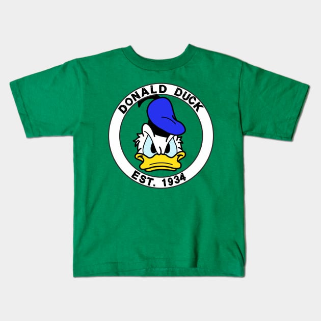 Angry Duck Kids T-Shirt by SimplePeteDoodles